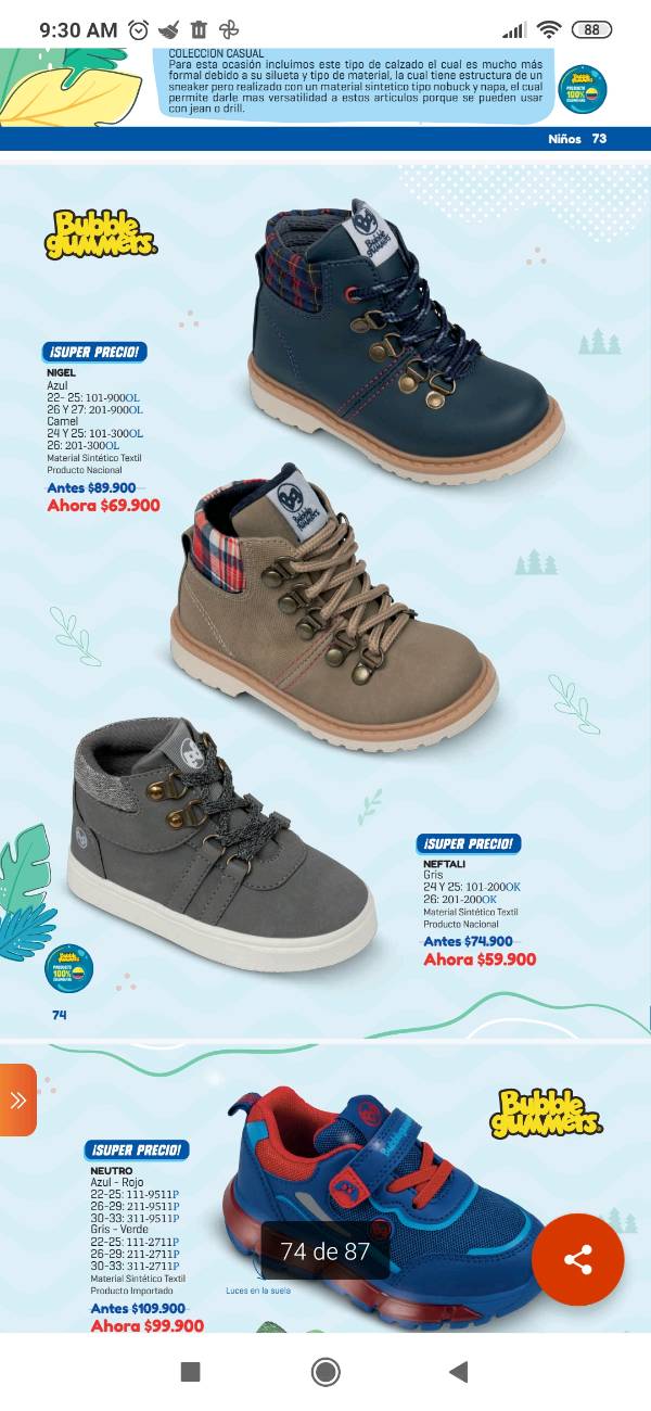 Catalogo bubble sales gummers 2019