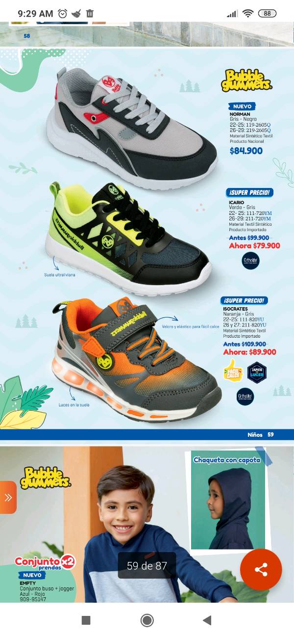 Zapatos bubble gummers niño quito best sale