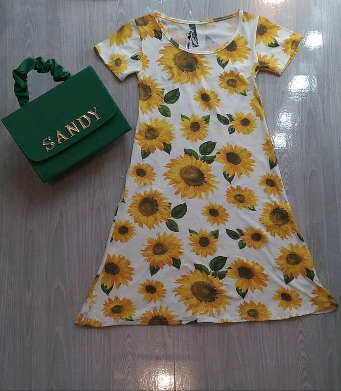 Vestido girasoles zara store