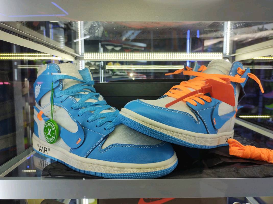 Air Jordan 1 Off White Azul en Uruapan