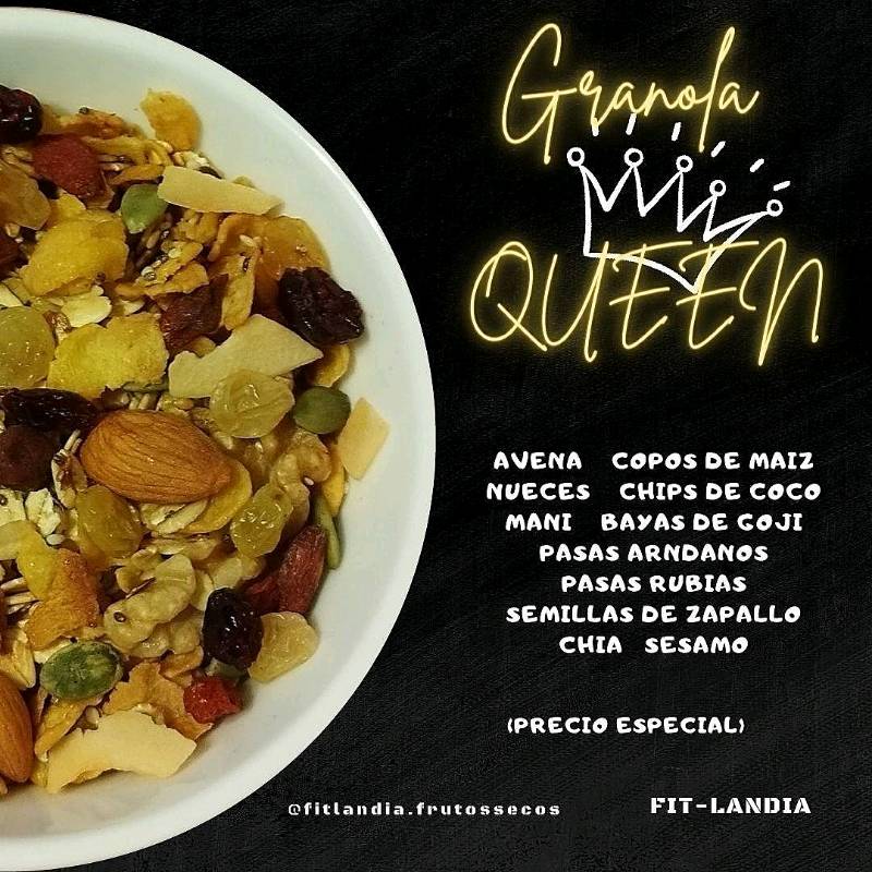 Granola QUEEN 1kg en Montevideo