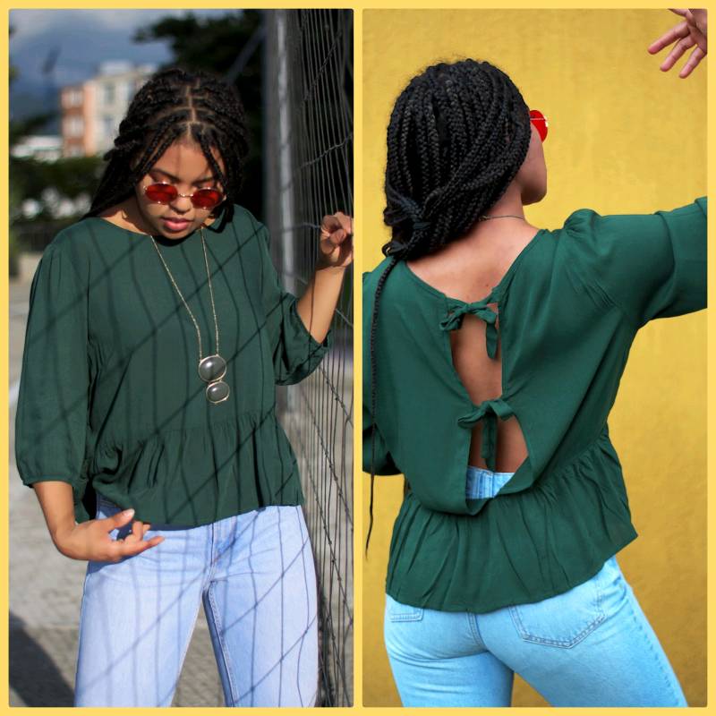 Blusas best sale color esmeralda
