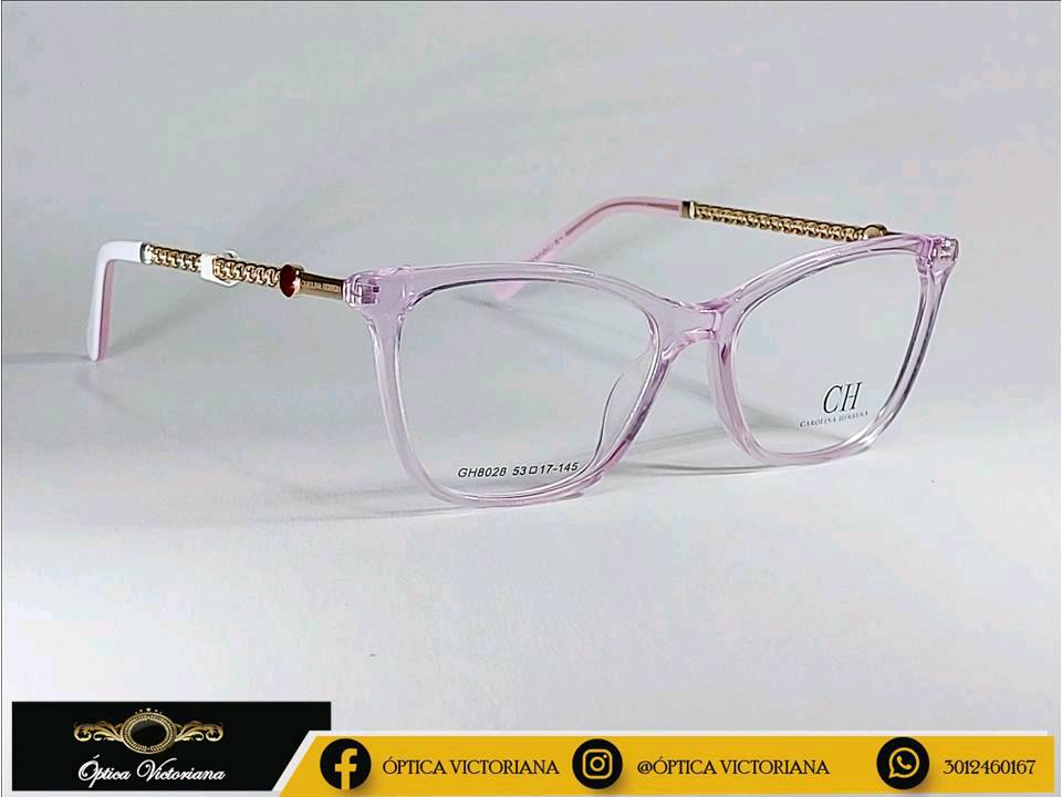 Montura Carolina Herrera GH8028 Transparente rosa. en Bogota