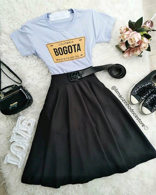 Conjunto de sales sueter y falda