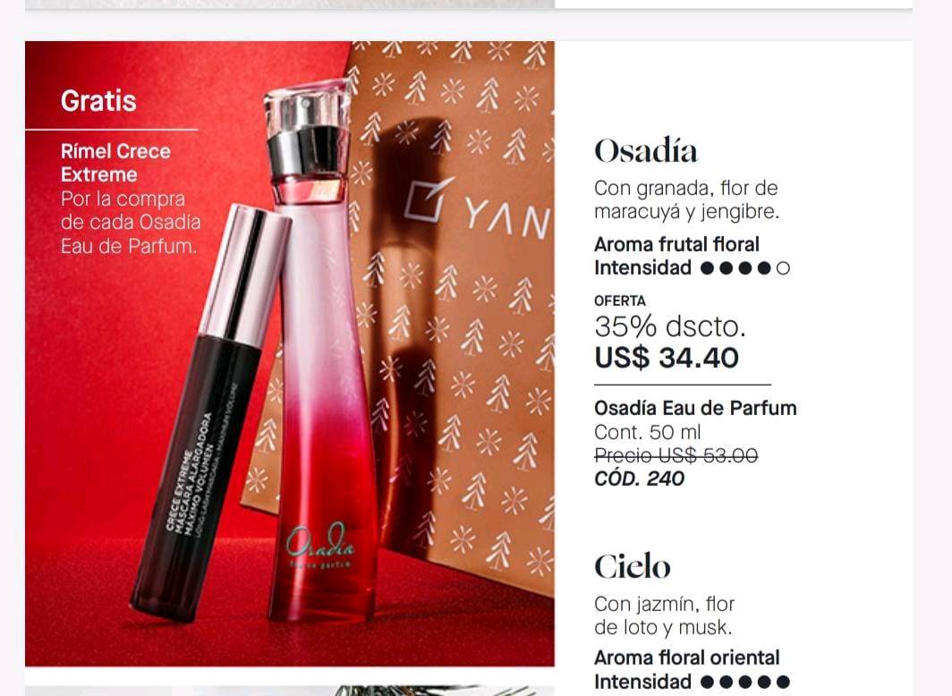 Osadia perfume precio on sale