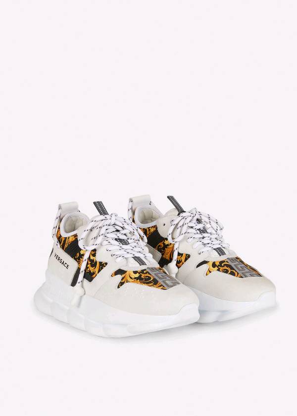 ZAPATO VERSACE BLANCO TIGRE
