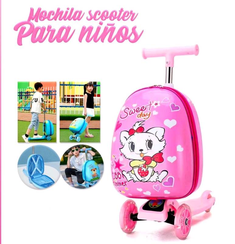 Scooter con on sale mochila para niños