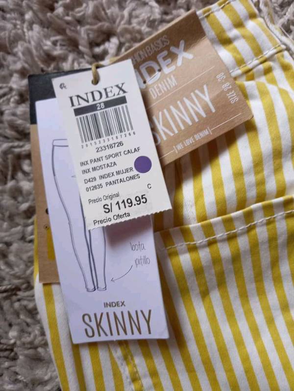 Pantalon index deals mujer