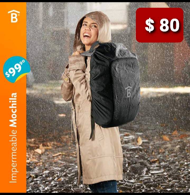 Impermeable mochila outlet