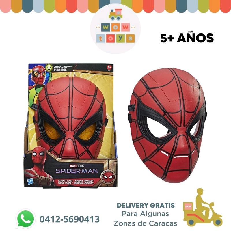 Mascara top spiderman juguettos