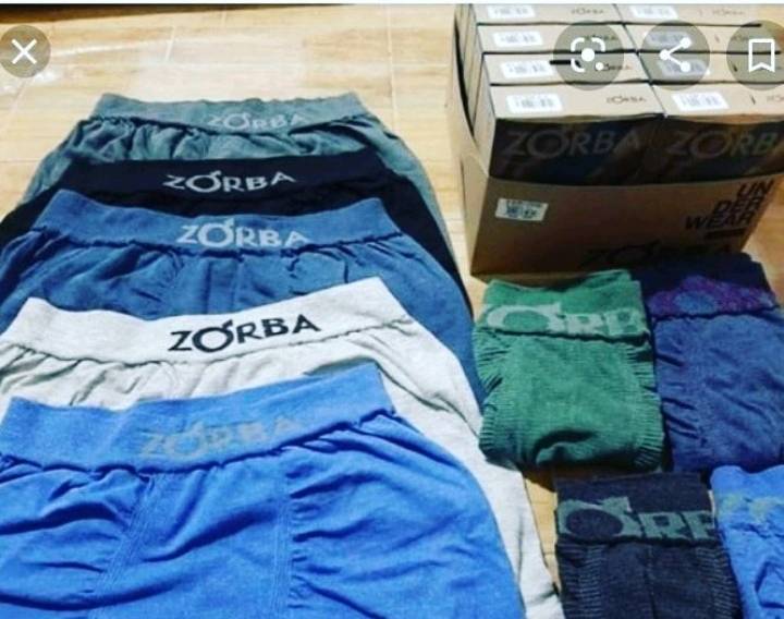 Boxer best sale hombre zorba