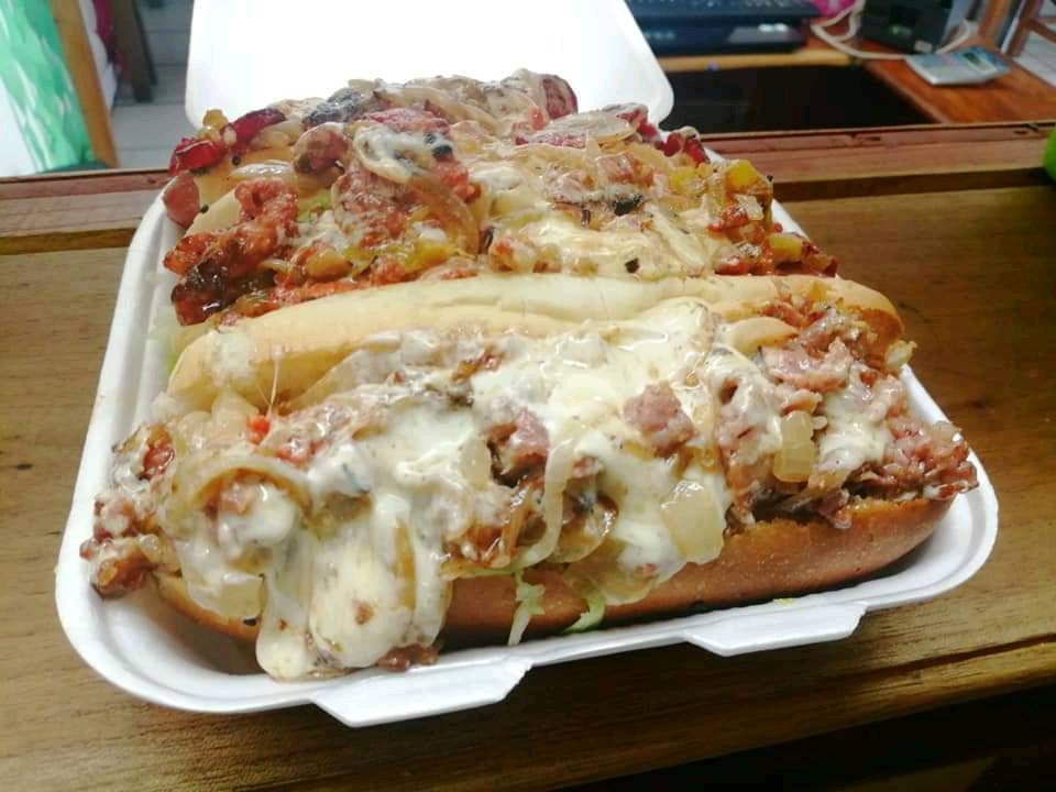 Hot dog doble salchicha queso en Campeche