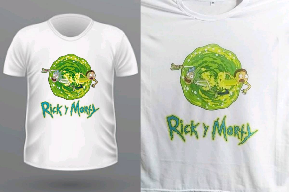 Rick y morty poleras deals