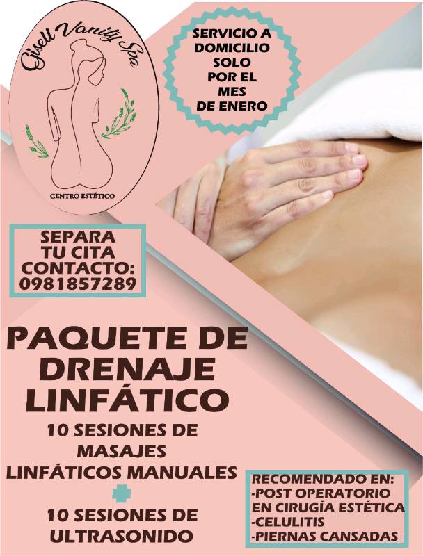 Paquetes de shop drenaje linfático