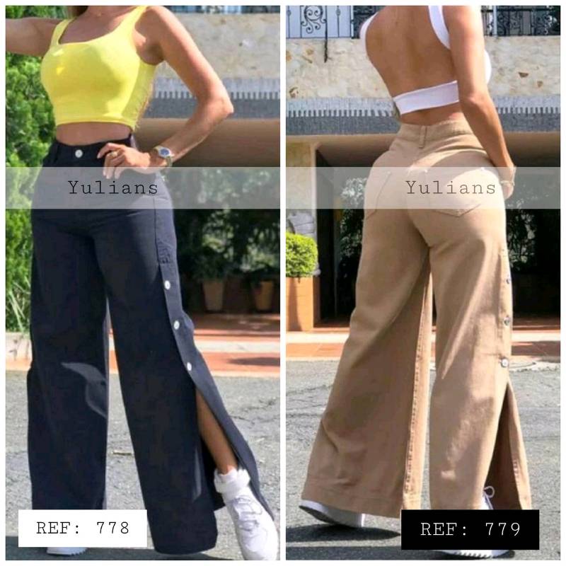 Pantalon Basta Ancha Estilo Urbano