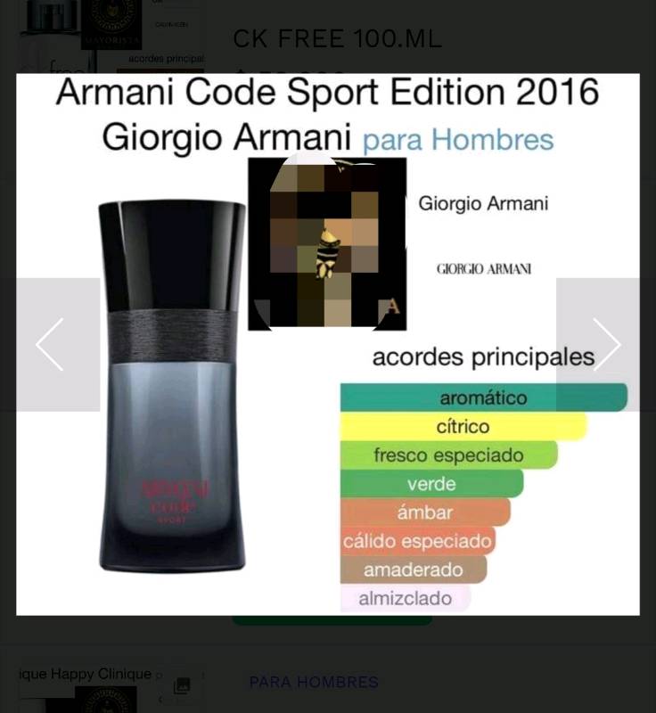 Armani code sport discount precio