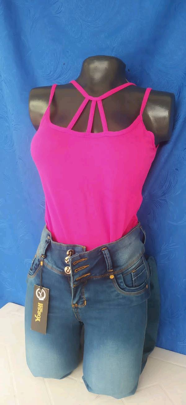 Blusas de 2025 tiritas para dama