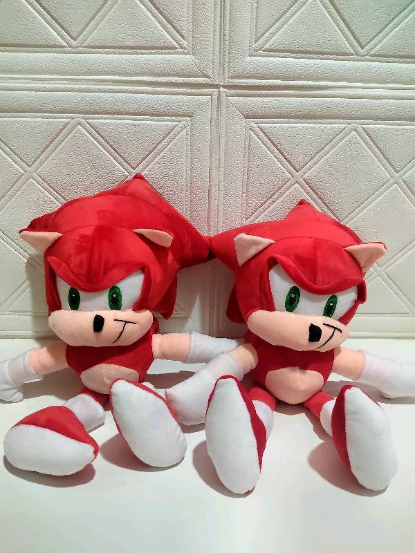 Peluche sonic 2025 rojo