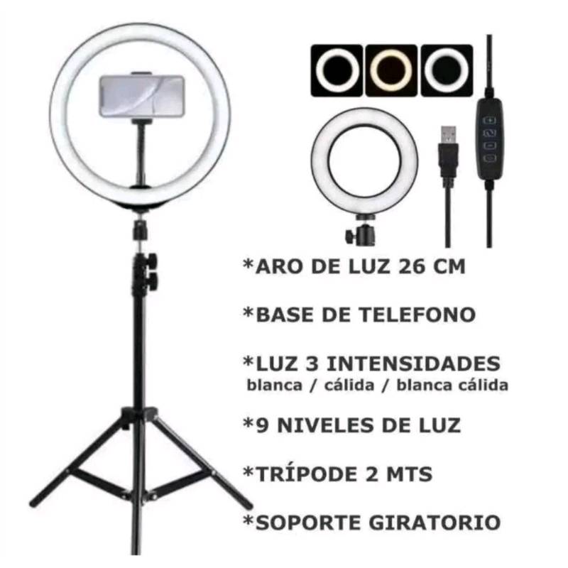 Aro de luz hotsell 26 cm de diametro
