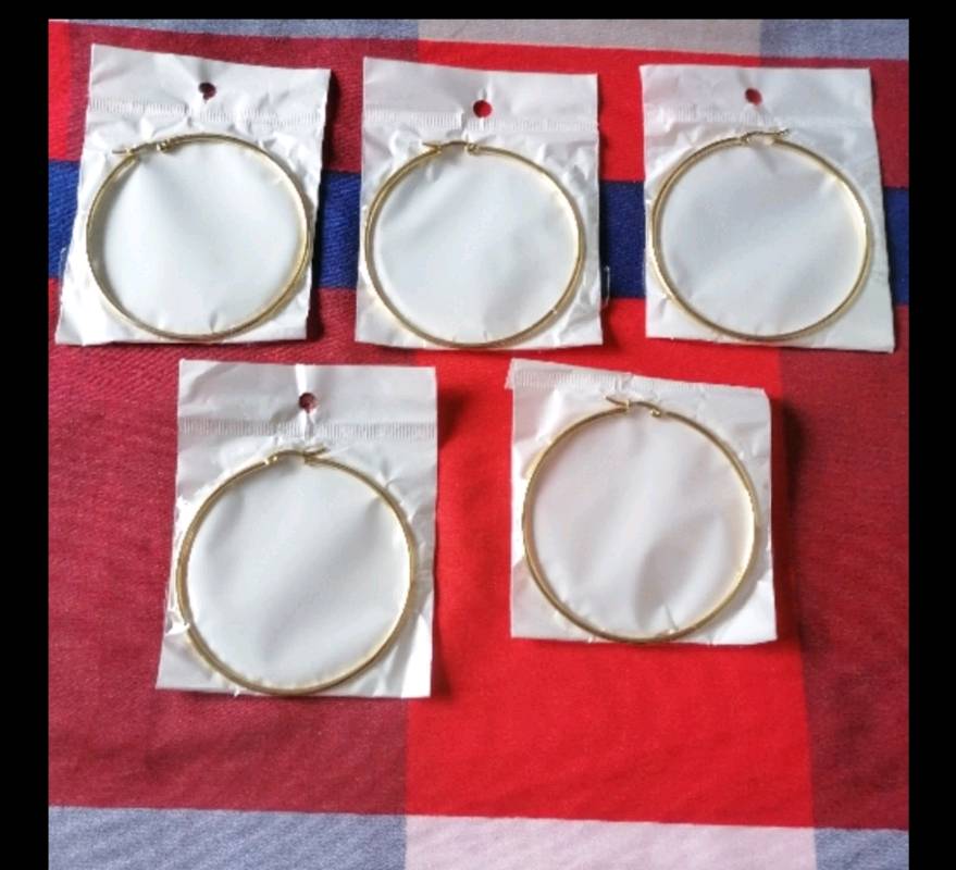 Argollas de acero outlet grandes