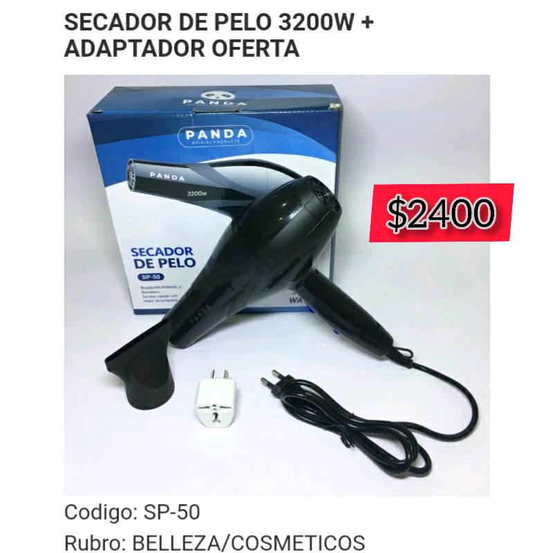 Secador de pelo 2025 3200w