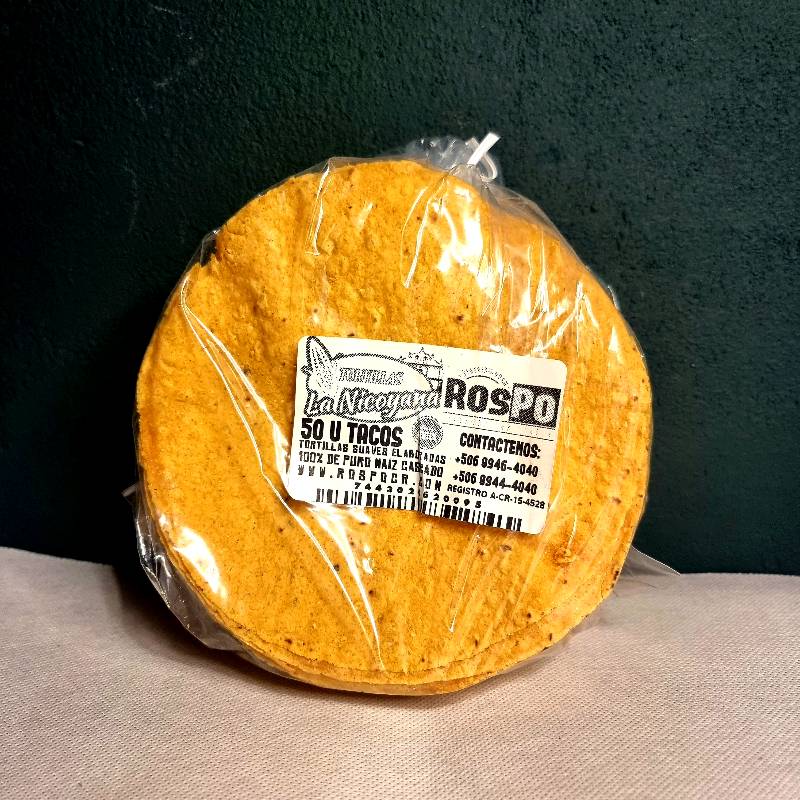 Tortillas para taco en Guanacaste