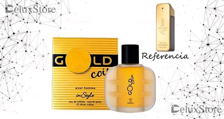 Gold sales coin perfume