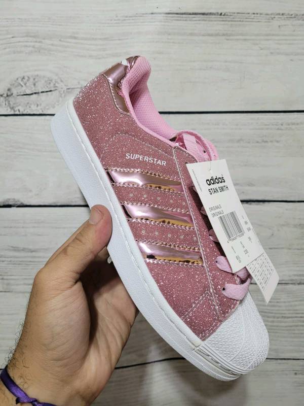 Super star adidas rosas discount