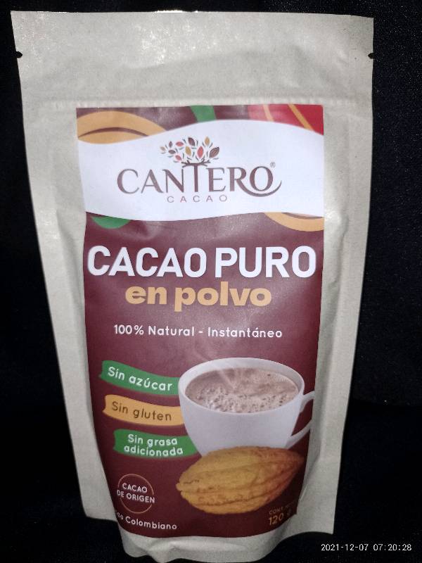 Cacao puro en polvo instantáneo en Medellin