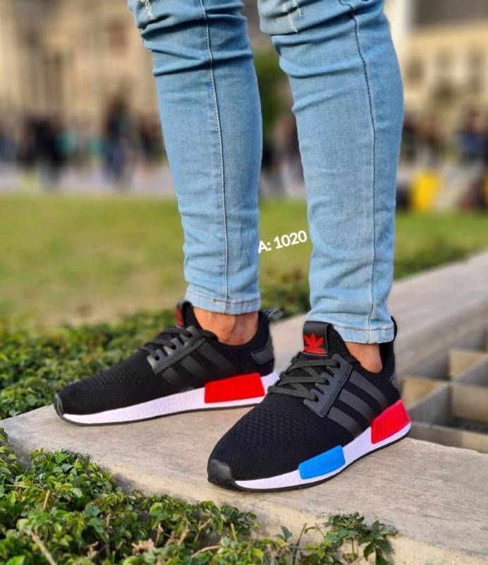 Adidas nmd azul y new arrivals rojo app