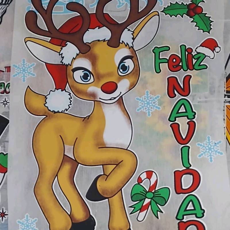 Polos con sales estampados navideños