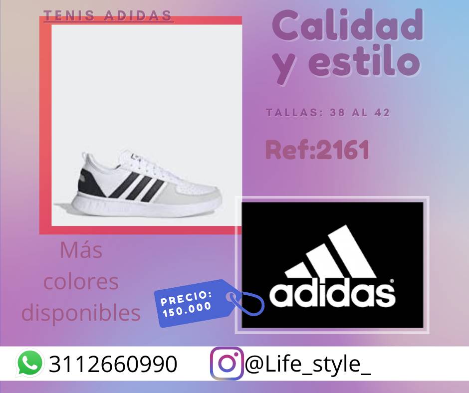 Tenis adidas catalogo andrea outlet