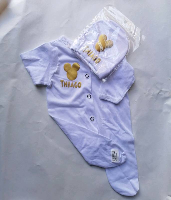 Conjunto de beb personalizado