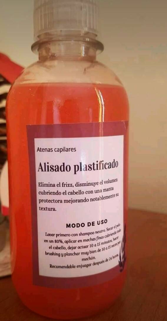Alisado plastificado best sale tiene formol