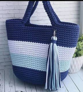 Bolso playero de trapillo 2025