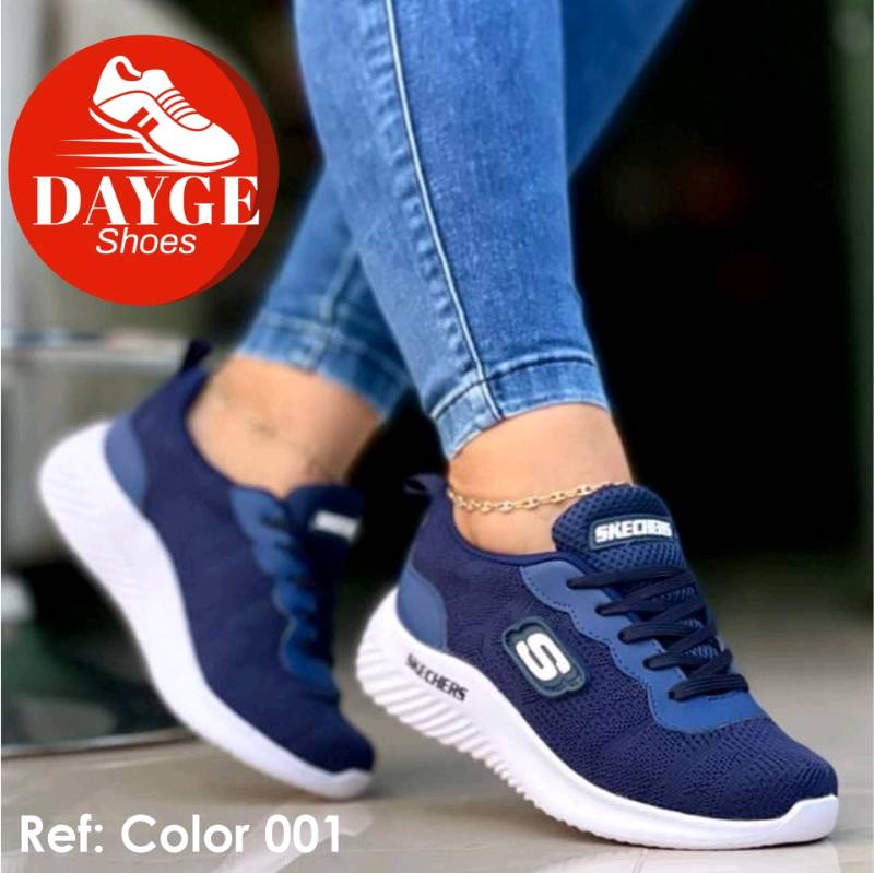 Zapatos skechers clearance damas jeans