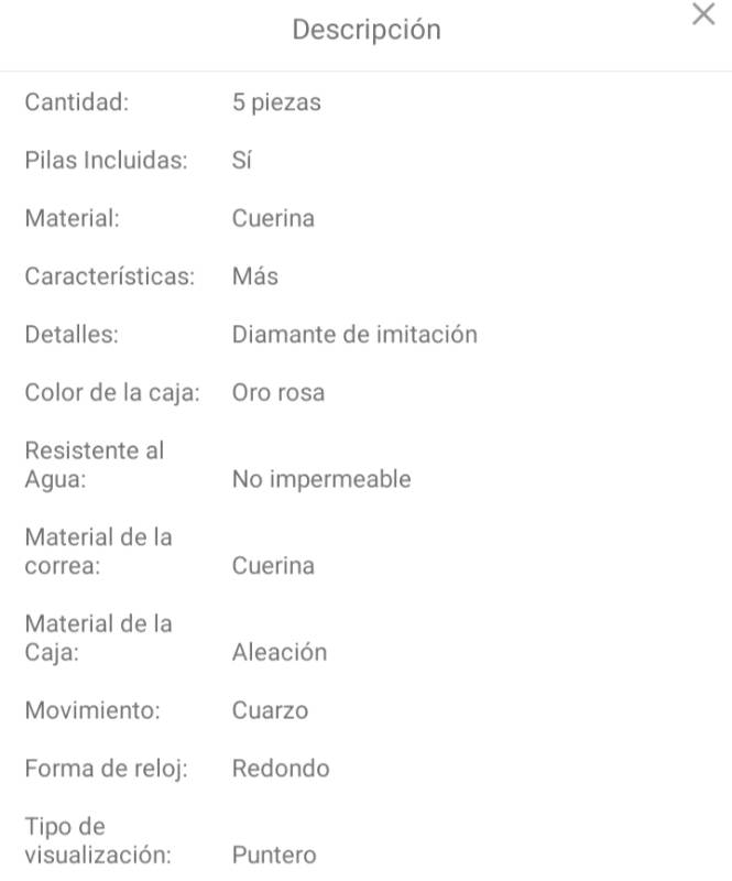 reloj dama en Veracruz