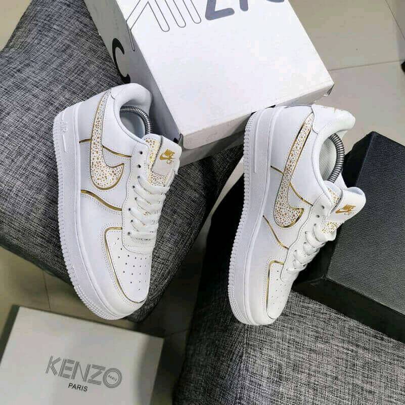 Air force one cr7 gold hot sale