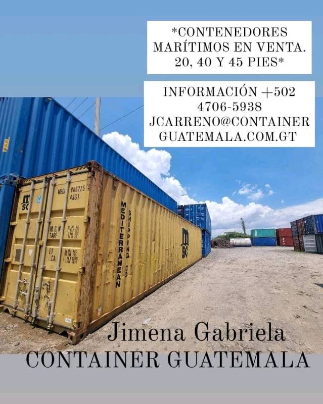CONTENEDORES MARÍTIMOS en Ciudad de Guatemala
