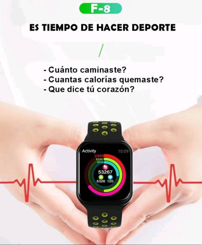 Reloj inteligente smartwatch best sale f8