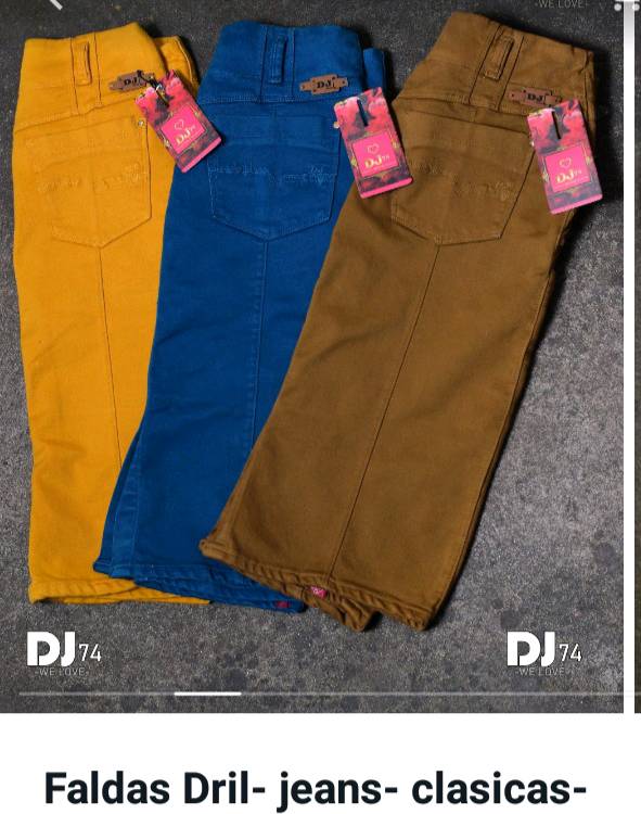 Faldas en dril para discount cristianas