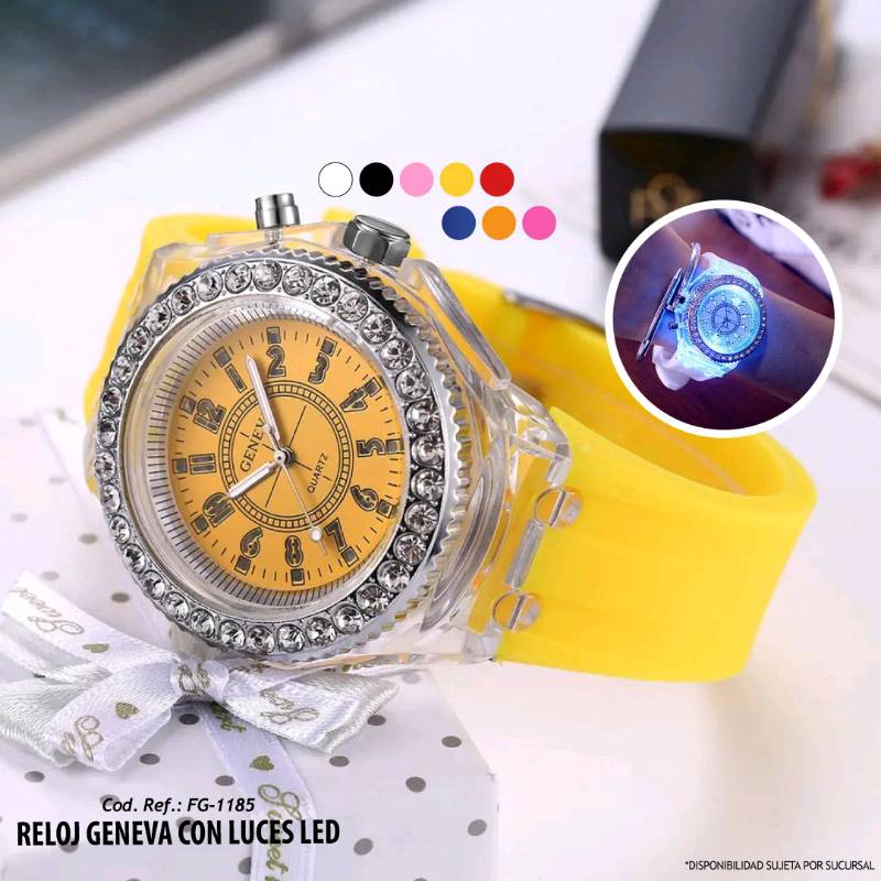 Reloj luces best sale led