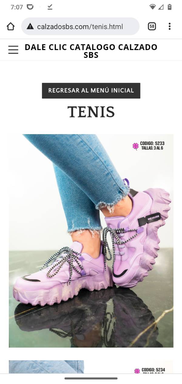 Catalogo clearance sbs calzado