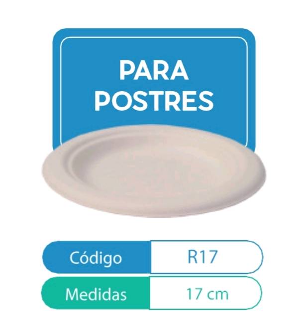 Medidas plato sales de postre