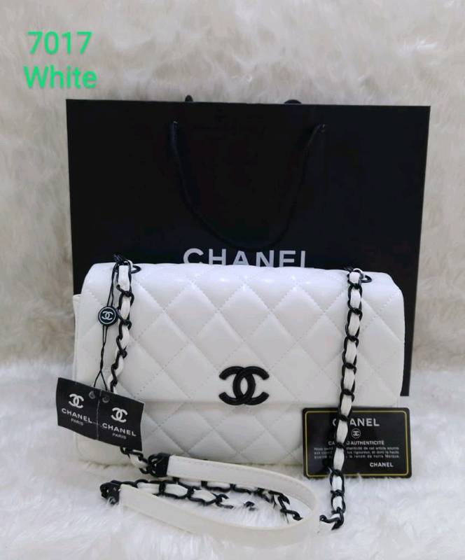 Bolso sales chanel blanco