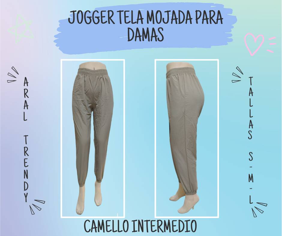 OVERSIZE COREANO CAMELLO INTERMEDIO TELA MOJADA en Lima