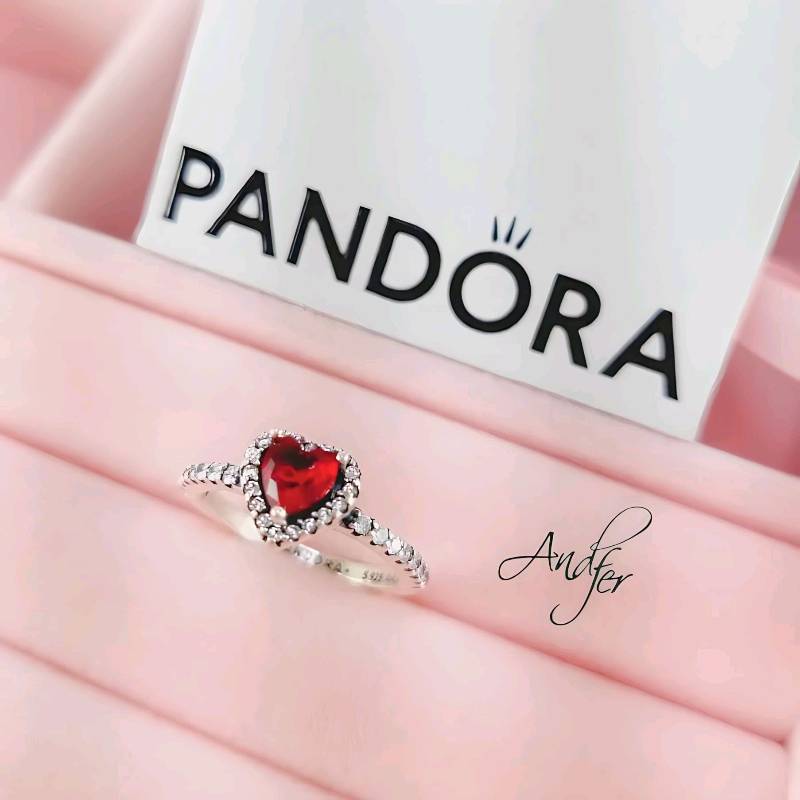 Anillo de online corazón rojo
