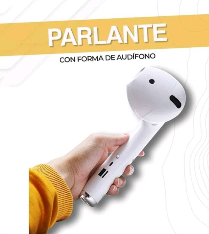Parlante en forma de audifono deals