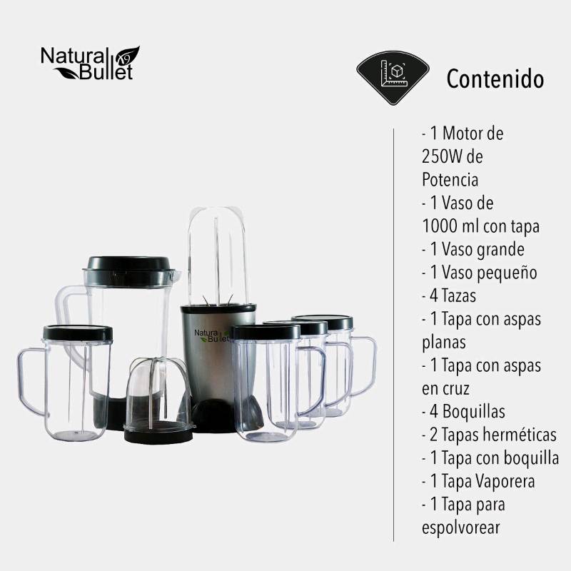 Licuadora deals natural bullet