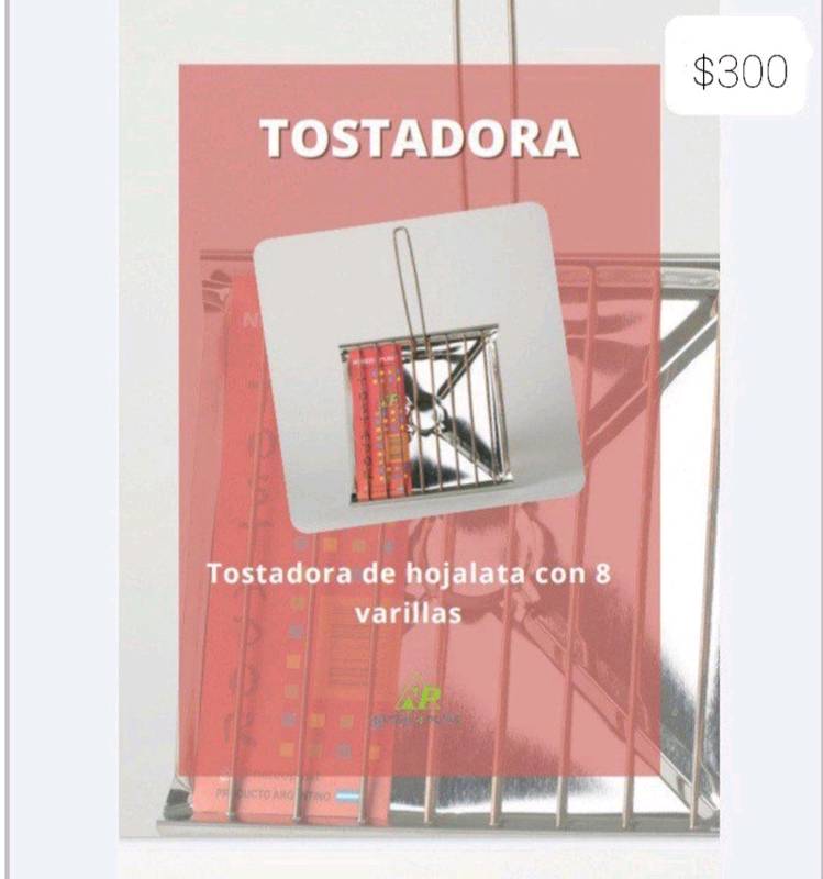 Tostadora sales de hojalata